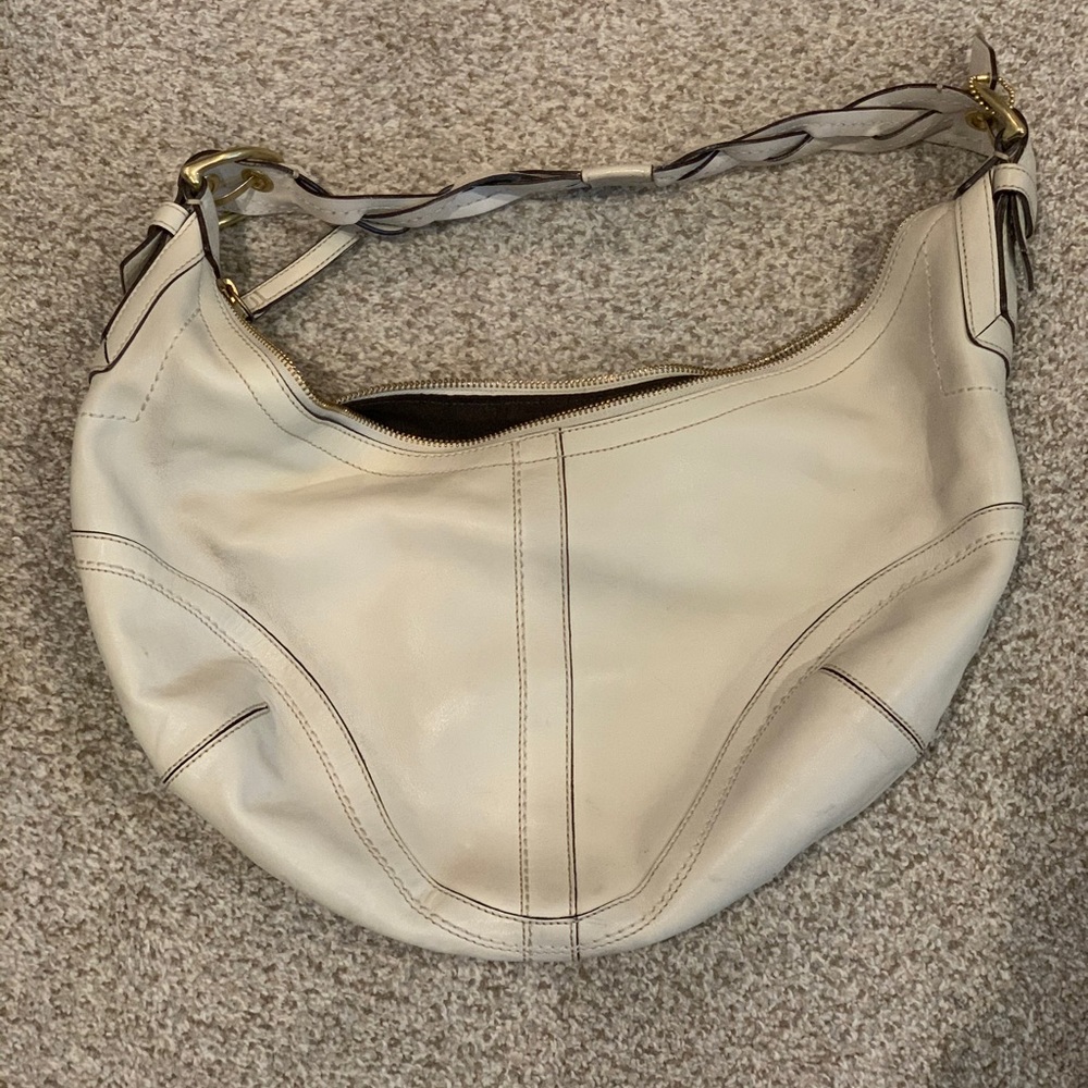 Coach cream/off-white Large Hobo bag